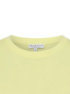 Marie Lund Damen T-Shirt in gelb - Ausschnitt: Rundhals