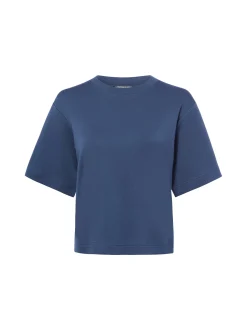 Marie Lund Damen T-Shirt in indigo - Ärmel: Halbarm