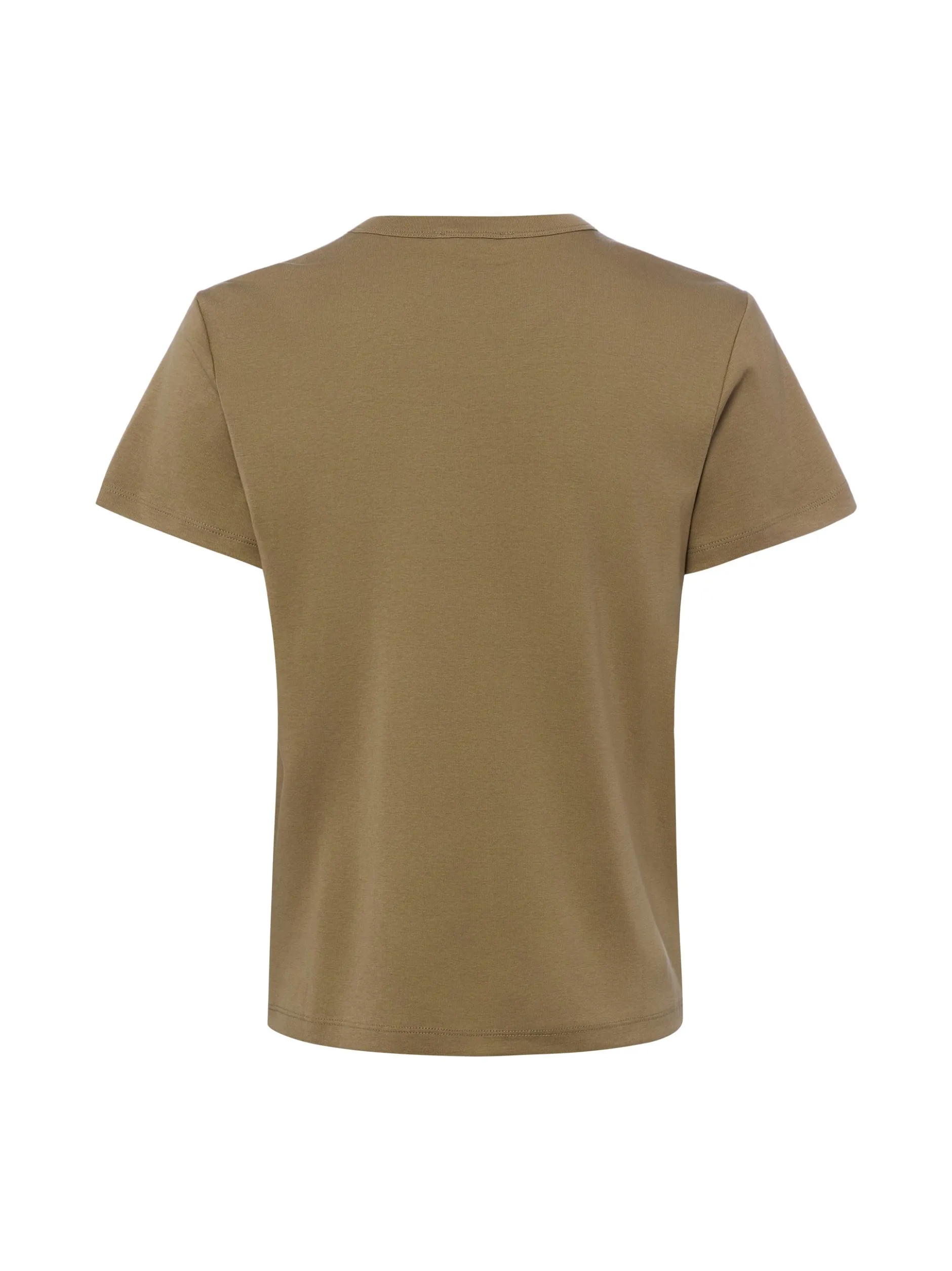 Marie Lund Damen T-Shirt in khaki - Ausschnitt: Rundhals