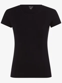 Marie Lund Damen T-Shirt in marine - Ärmel: kurzarm