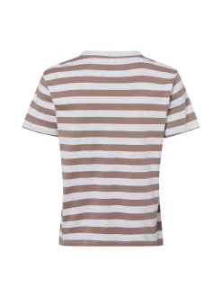 Marie Lund Damen T-Shirt in taupe hellgrau