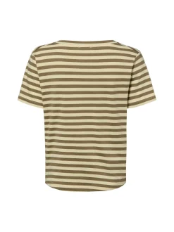 Marie Lund Damen T-Shirt in taupe vanille