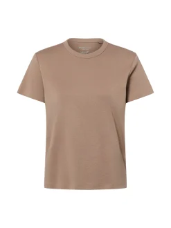 Marie Lund Damen T-Shirt in taupe - Ausschnitt: Rundhals