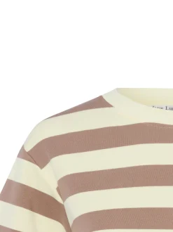 Marie Lund Damen T-Shirt in taupe vanille