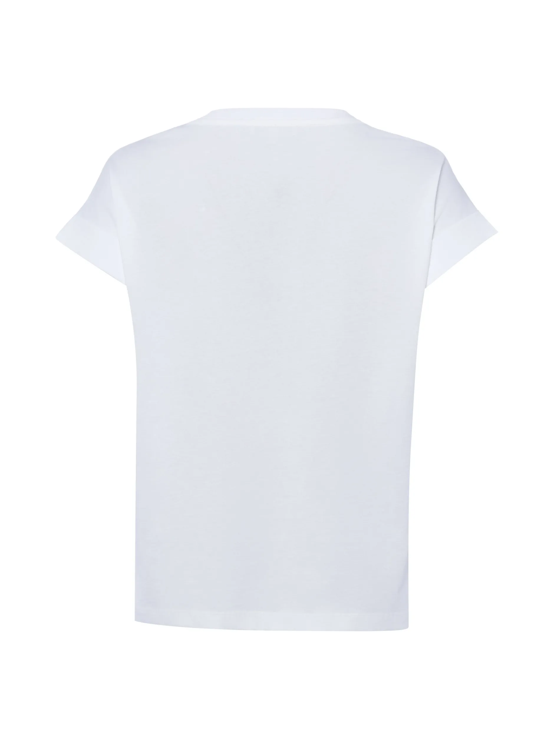 Marie Lund Damen T-Shirt in weiß - Ausschnitt: Rundhals