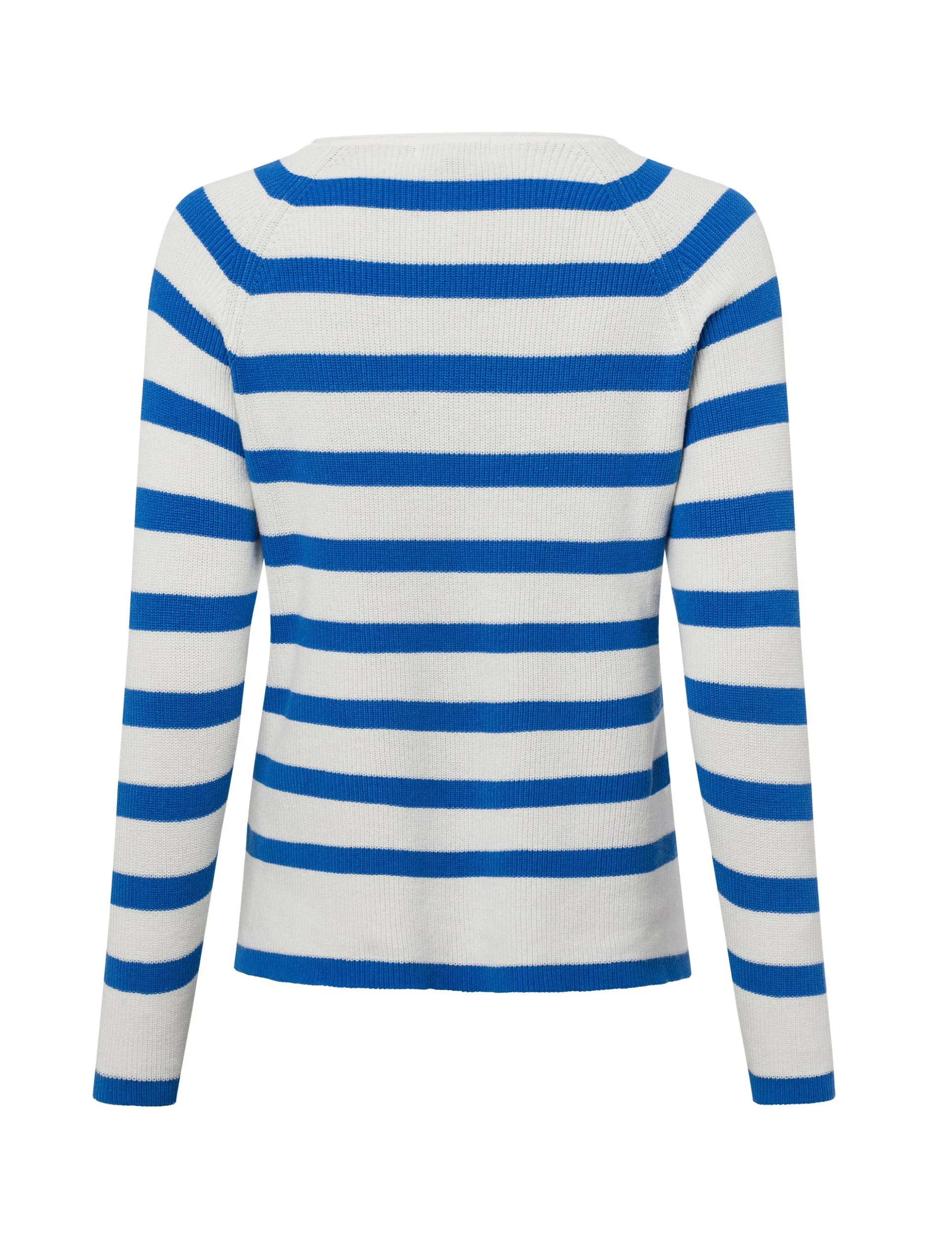 Marie Lund Marie Lund - Damen Strickpullover in blau weiß