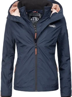 Marikoo Damen Übergangsjacke - Erdbeere in marine