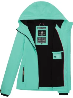 Marikoo Damen Übergangsjacke - Brombeere in aqua