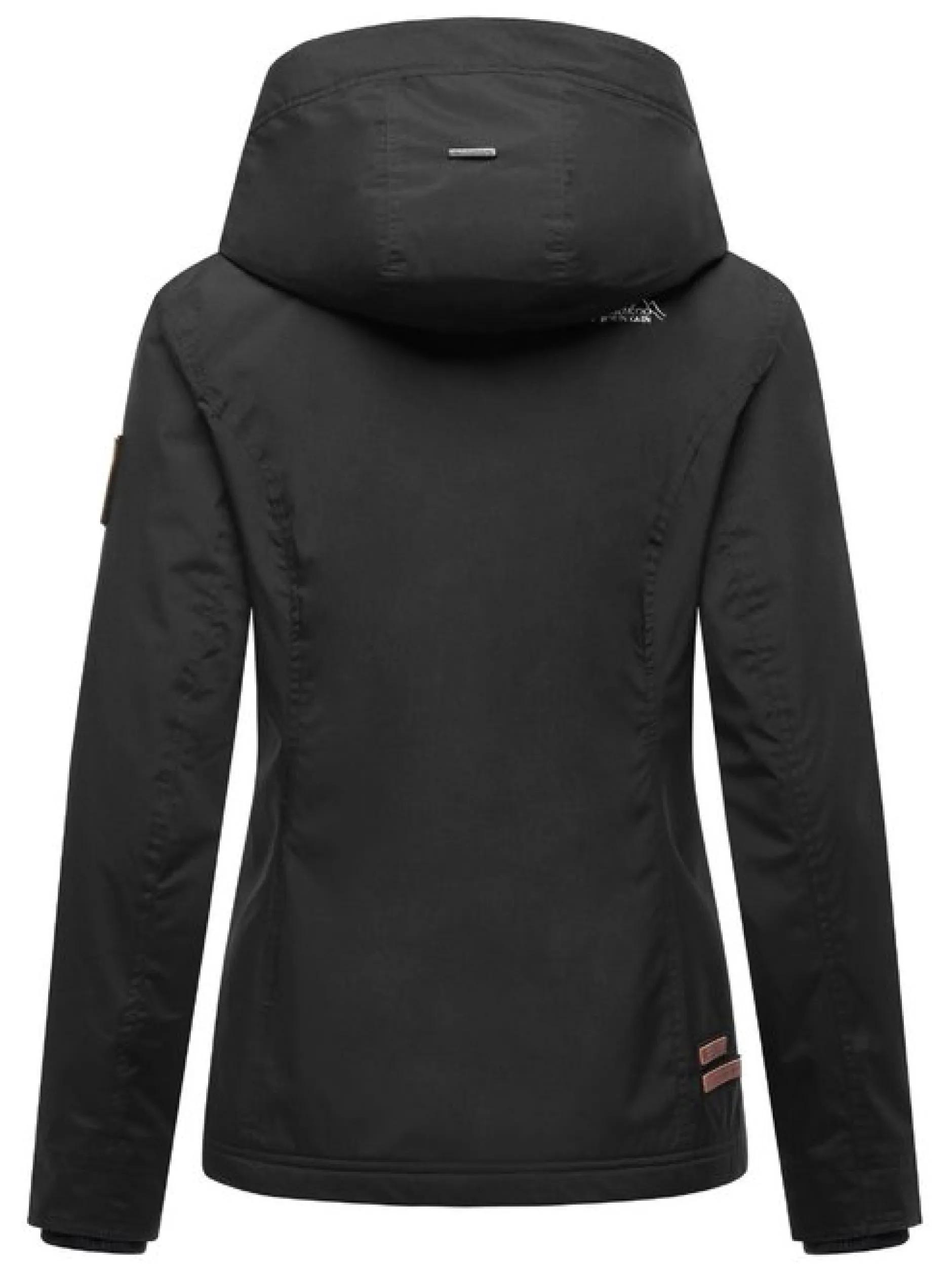 Marikoo Damen Übergangsjacke - Erdbeere in schwarz