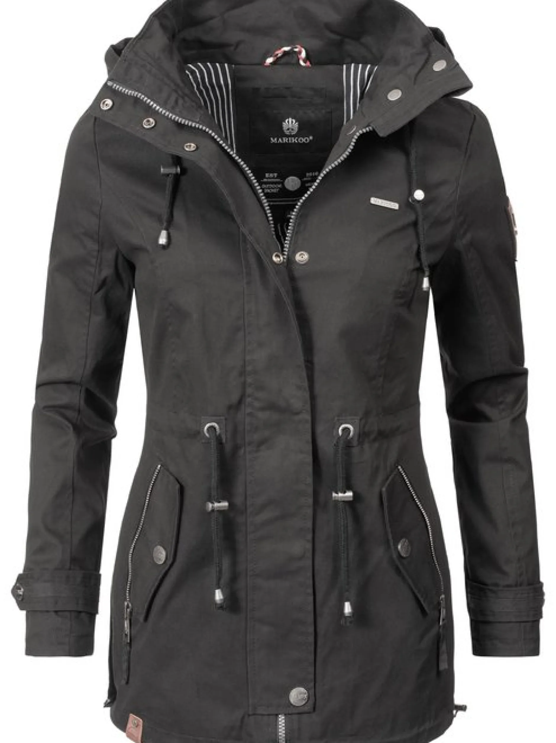 Marikoo Damen Übergangsjacke - Nyokoo in schwarz