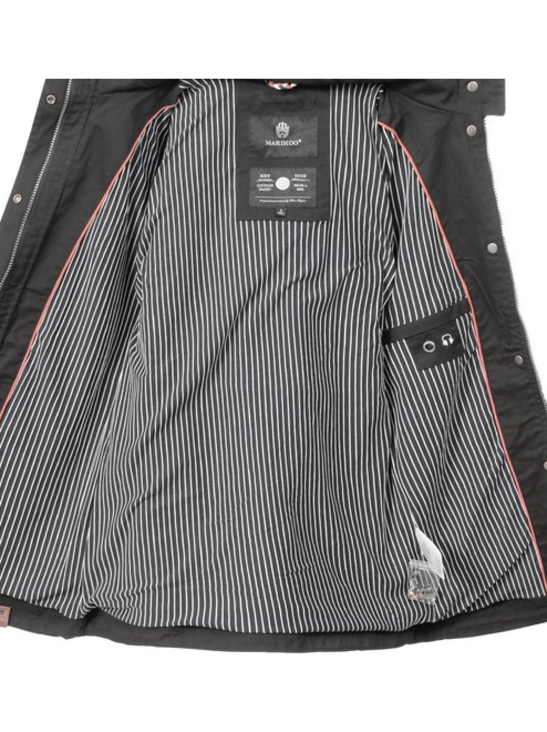 Marikoo Damen Übergangsjacke - Nyokoo in schwarz