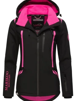Marikoo Damen Übergangsjacke - Mount-Cho-Oyu in schwarz