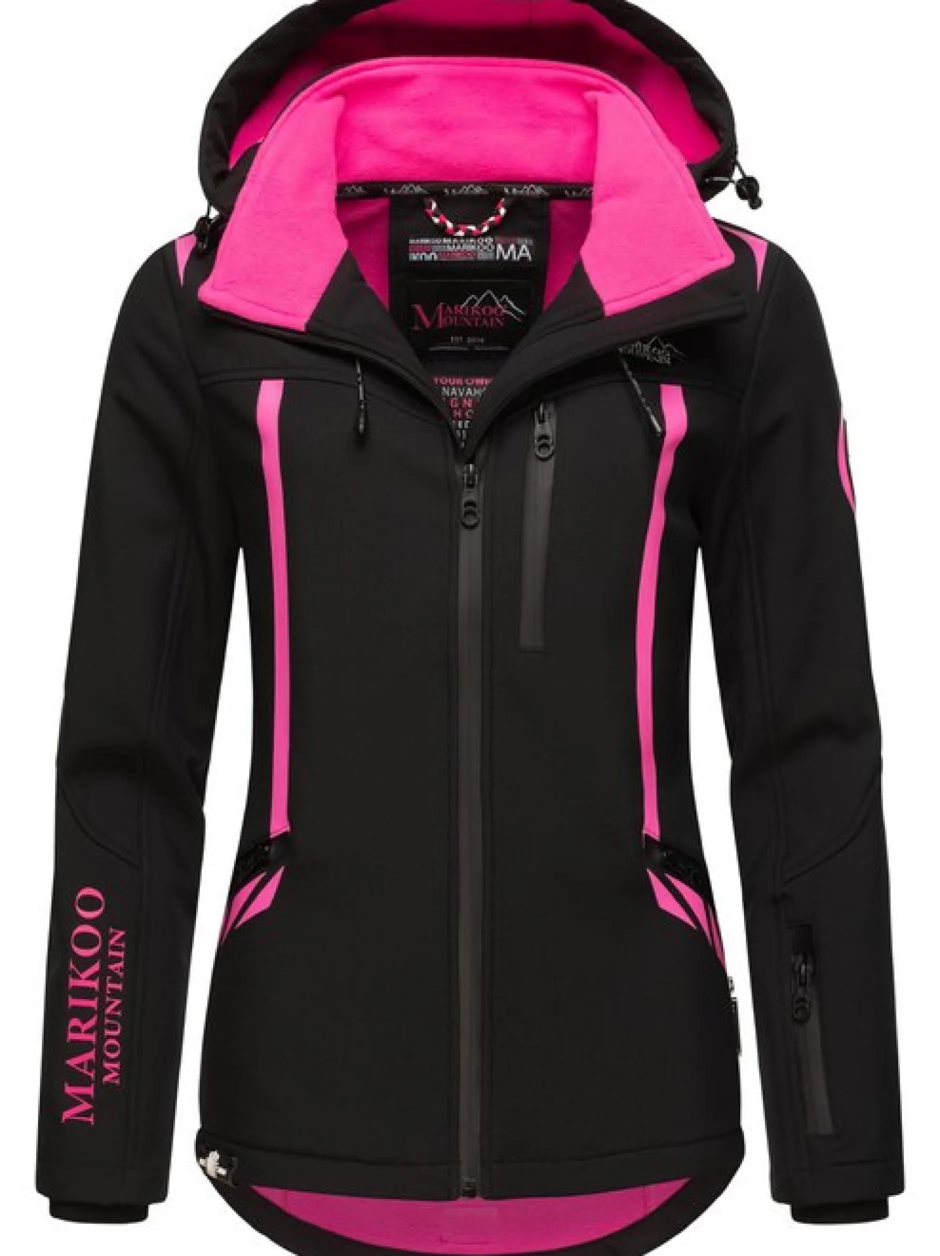 Marikoo Damen Übergangsjacke - Mount-Cho-Oyu in schwarz