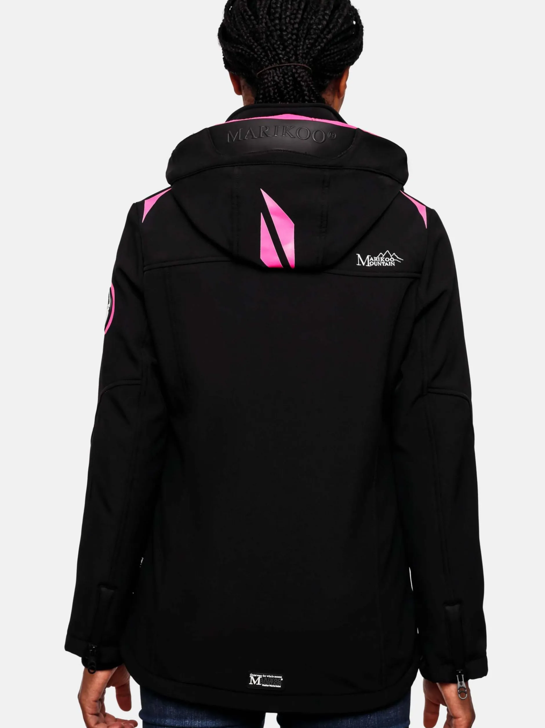 Marikoo Damen Übergangsjacke - Mount-Cho-Oyu in schwarz