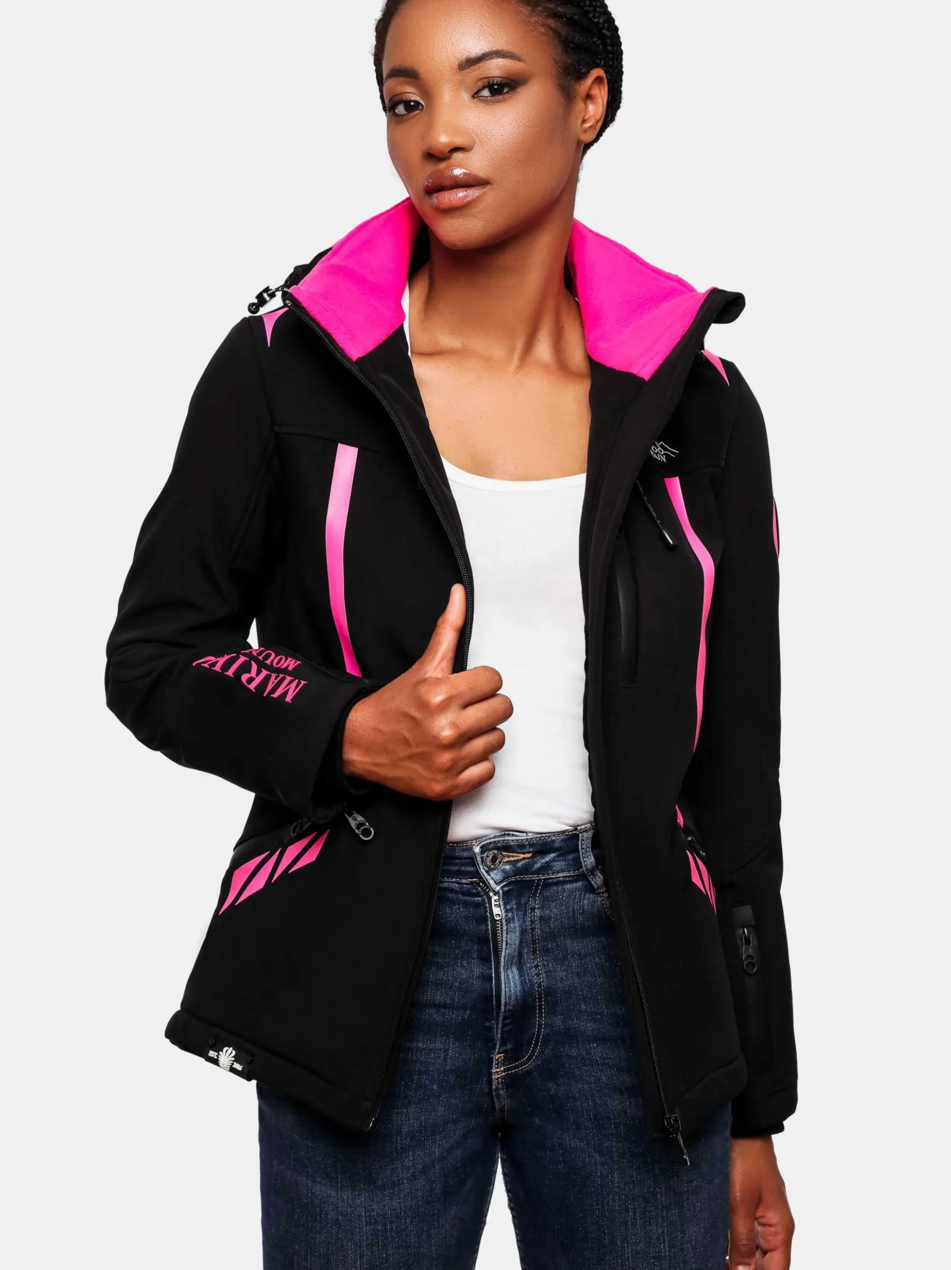 Marikoo Damen Übergangsjacke - Mount-Cho-Oyu in schwarz