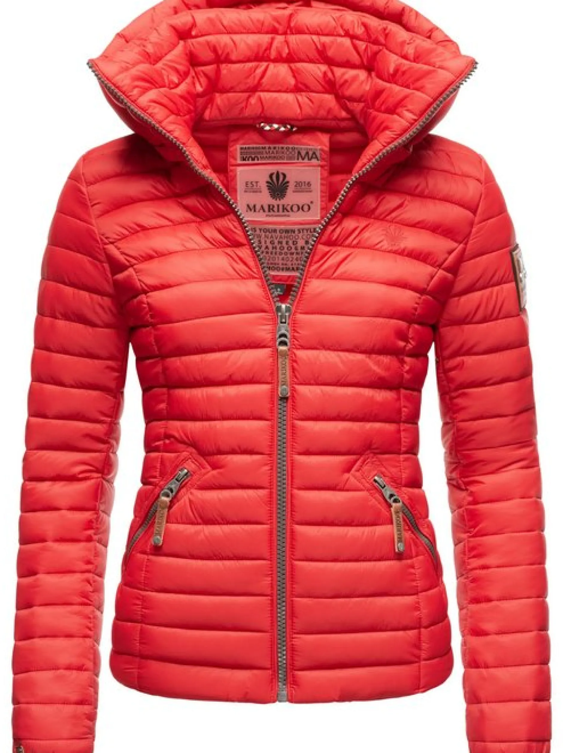 Marikoo Damen Übergangsjacke - Löwenbaby in rot