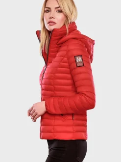 Marikoo Damen Übergangsjacke - Löwenbaby in rot