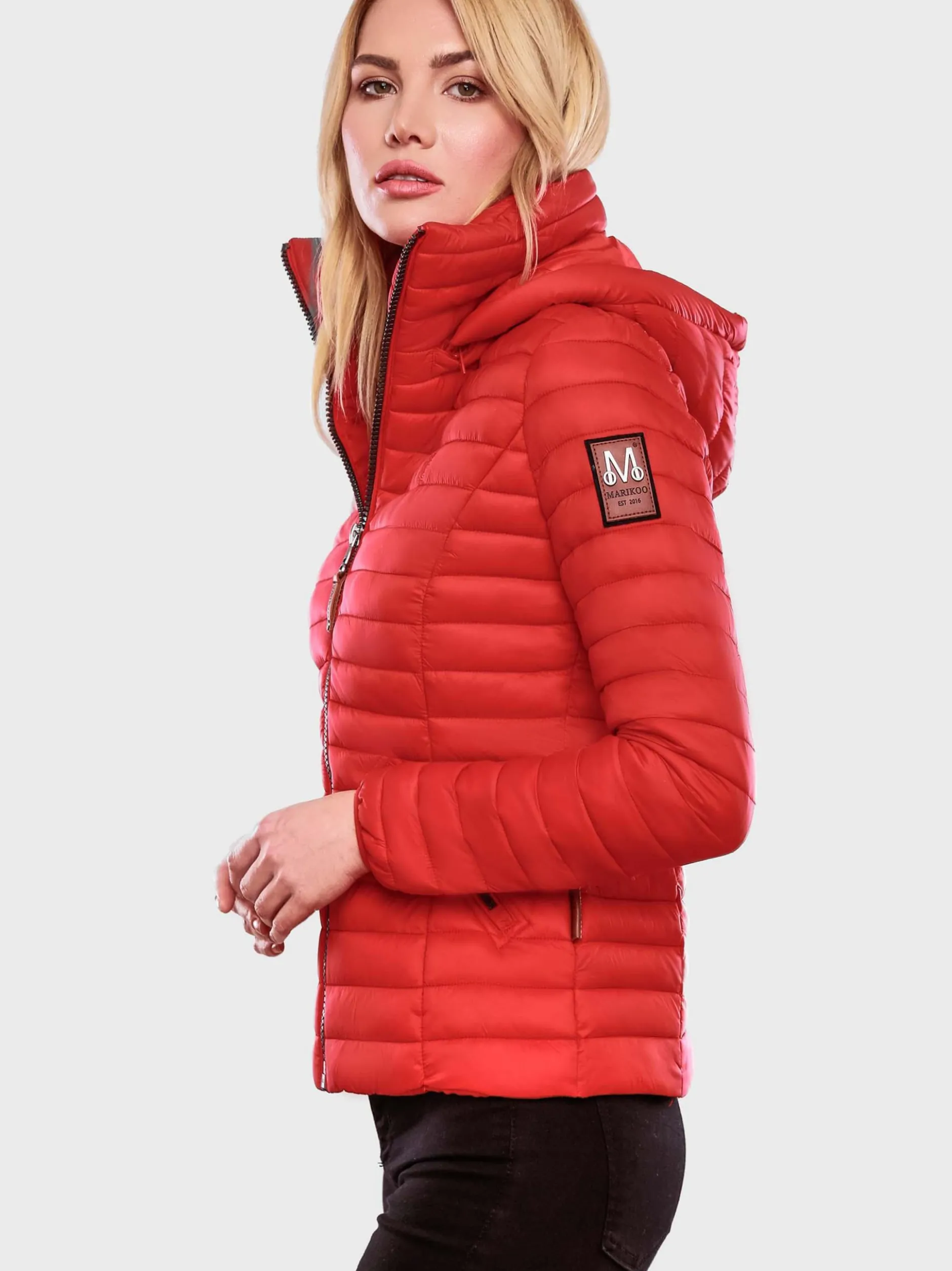 Marikoo Damen Übergangsjacke - Löwenbaby in rot