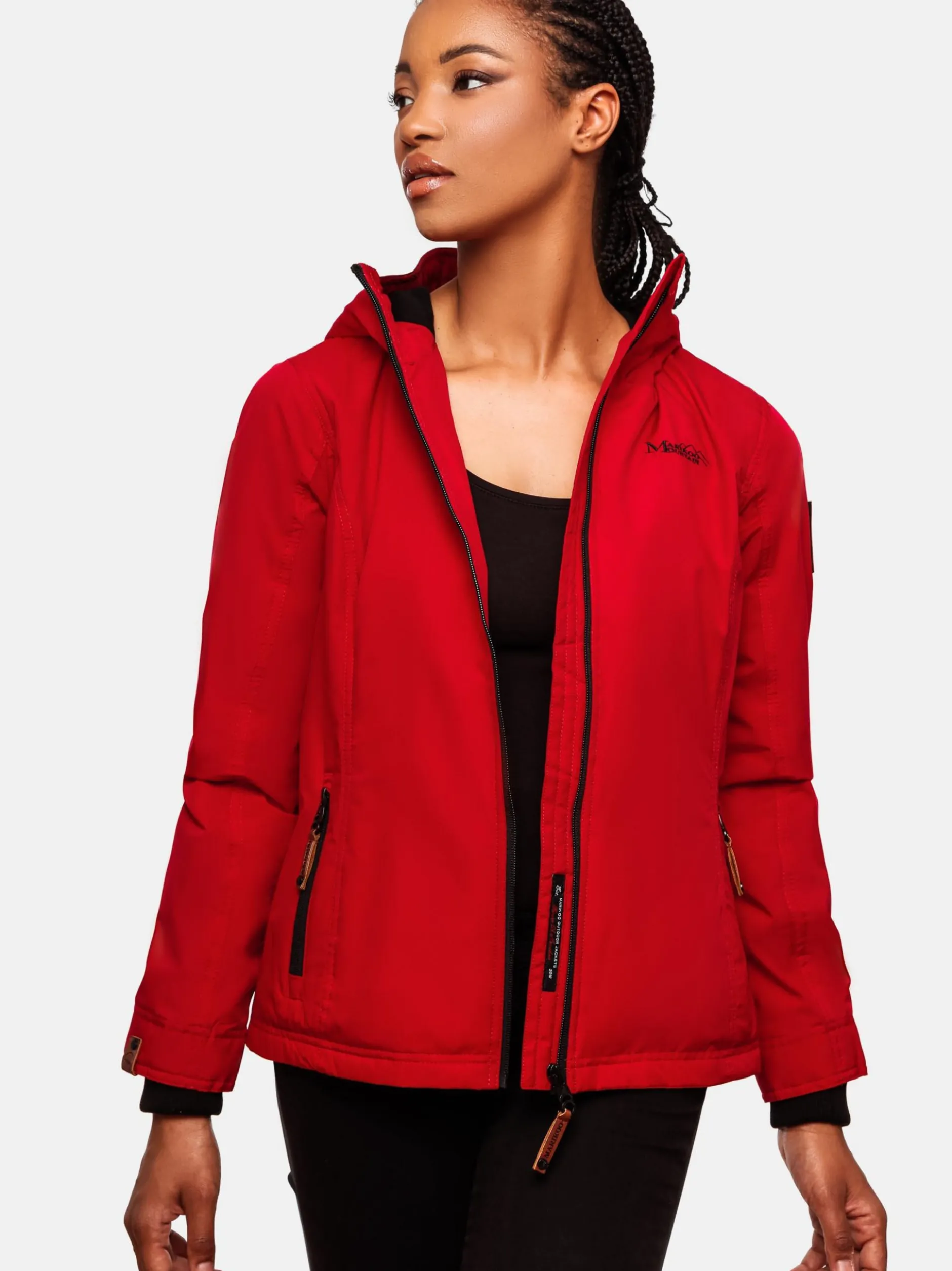 Marikoo Damen Übergangsjacke - Brombeere in rot