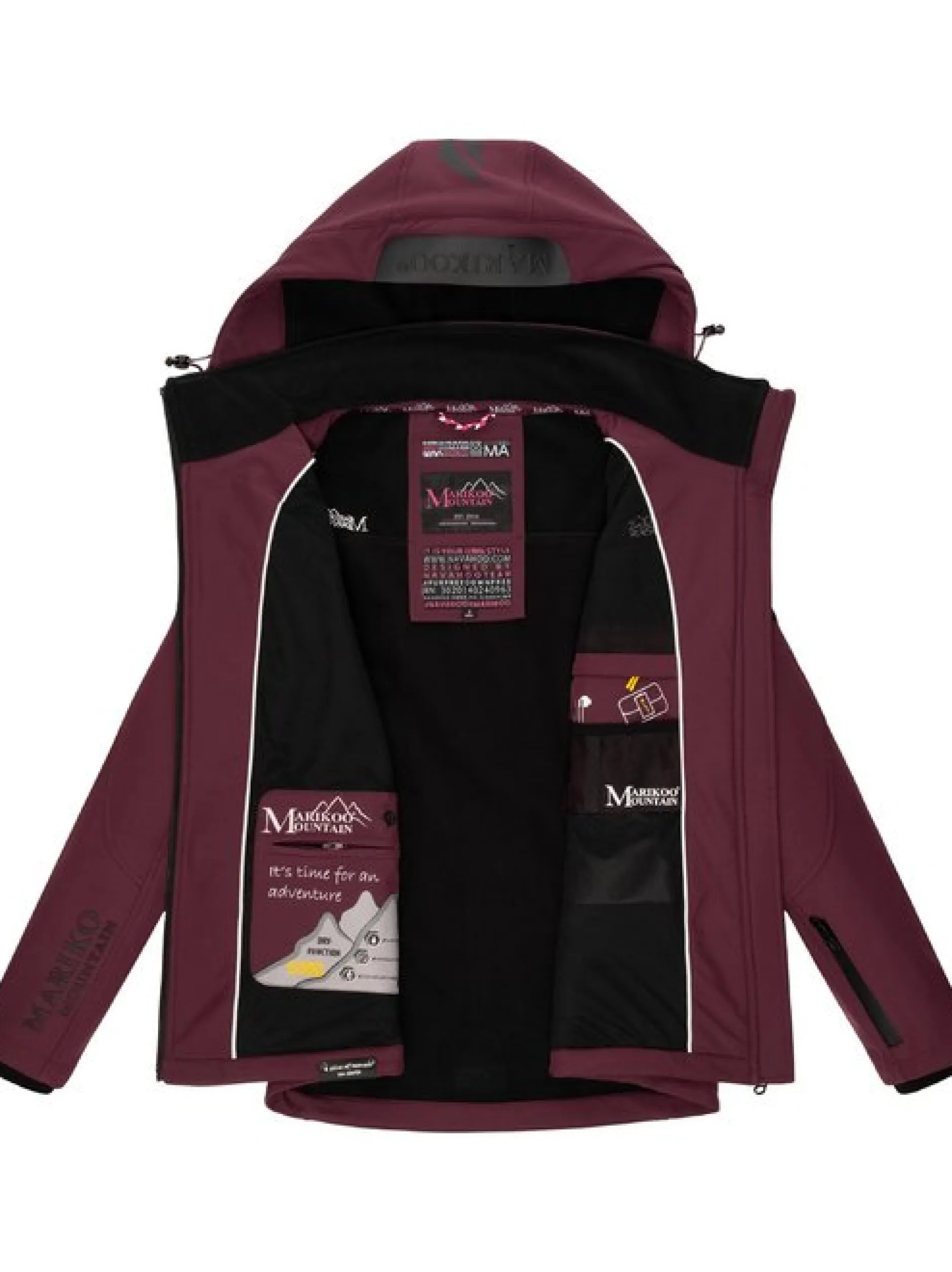 Marikoo Damen Übergangsjacke - Mount-Cho-Oyu in lila