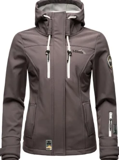 Marikoo Damen Übergangsjacke - Kleinezicke in grau