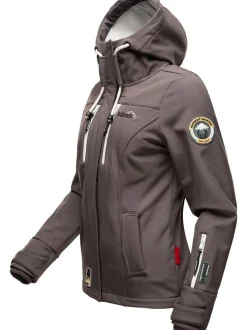 Marikoo Damen Übergangsjacke - Kleinezicke in grau