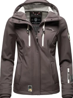 Marikoo Damen Übergangsjacke - Kleinezicke in grau