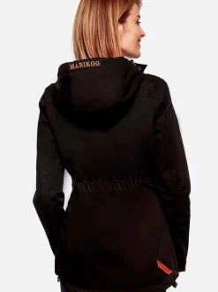 Marikoo Damen Übergangsjacke - Babetaa in schwarz