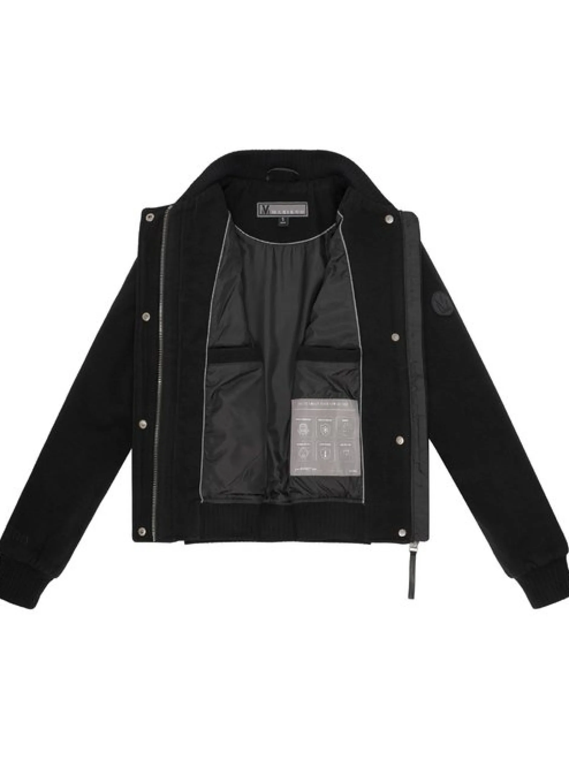 Marikoo Damen Collegejacke - Zunaa 16 in schwarz