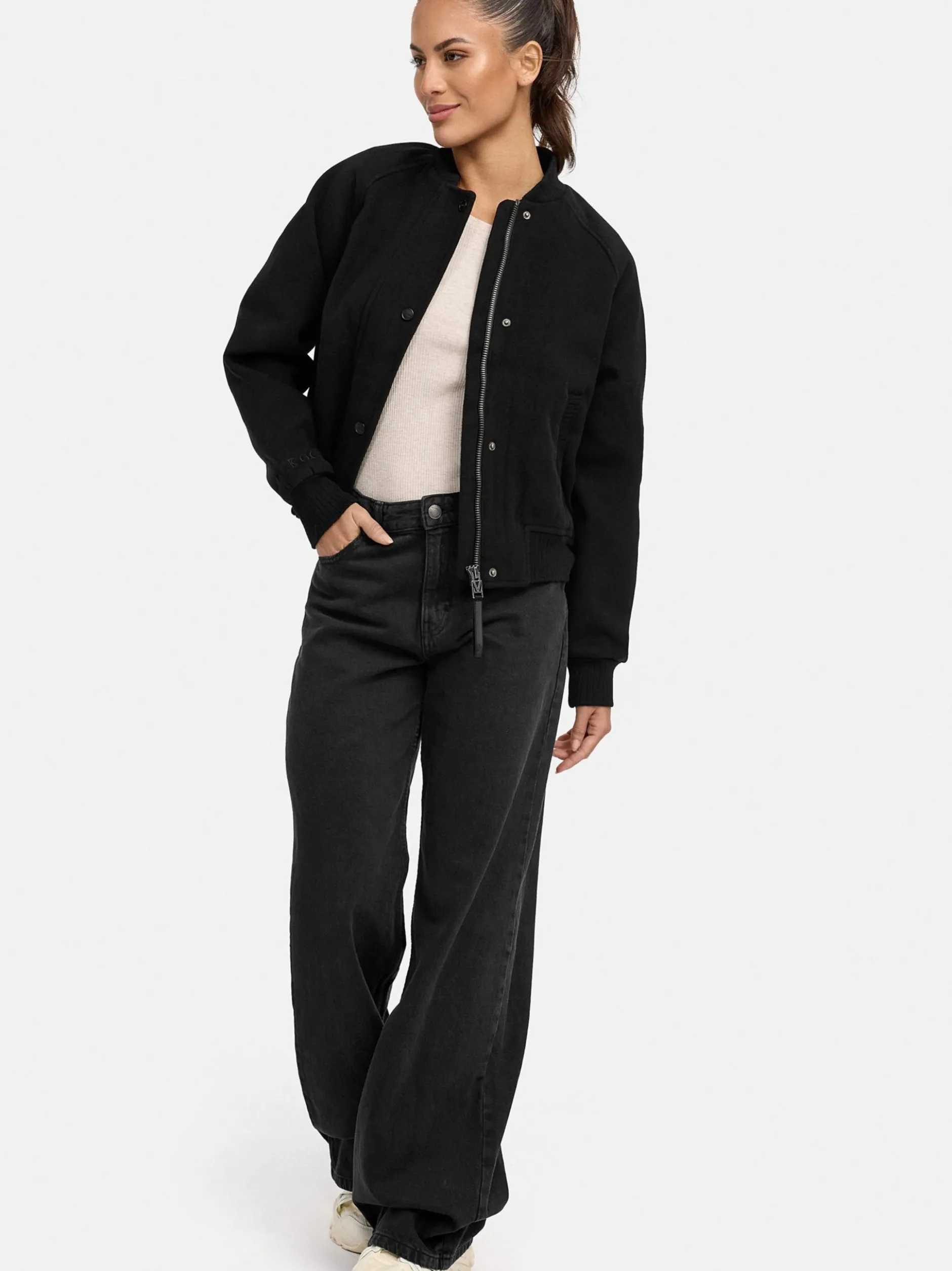 Marikoo Damen Collegejacke - Zunaa 16 in schwarz