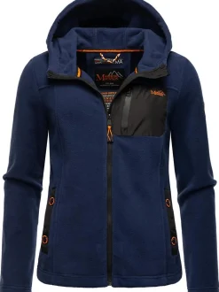 Marikoo Damen Fleecejacke - Mount Iwaki in marine