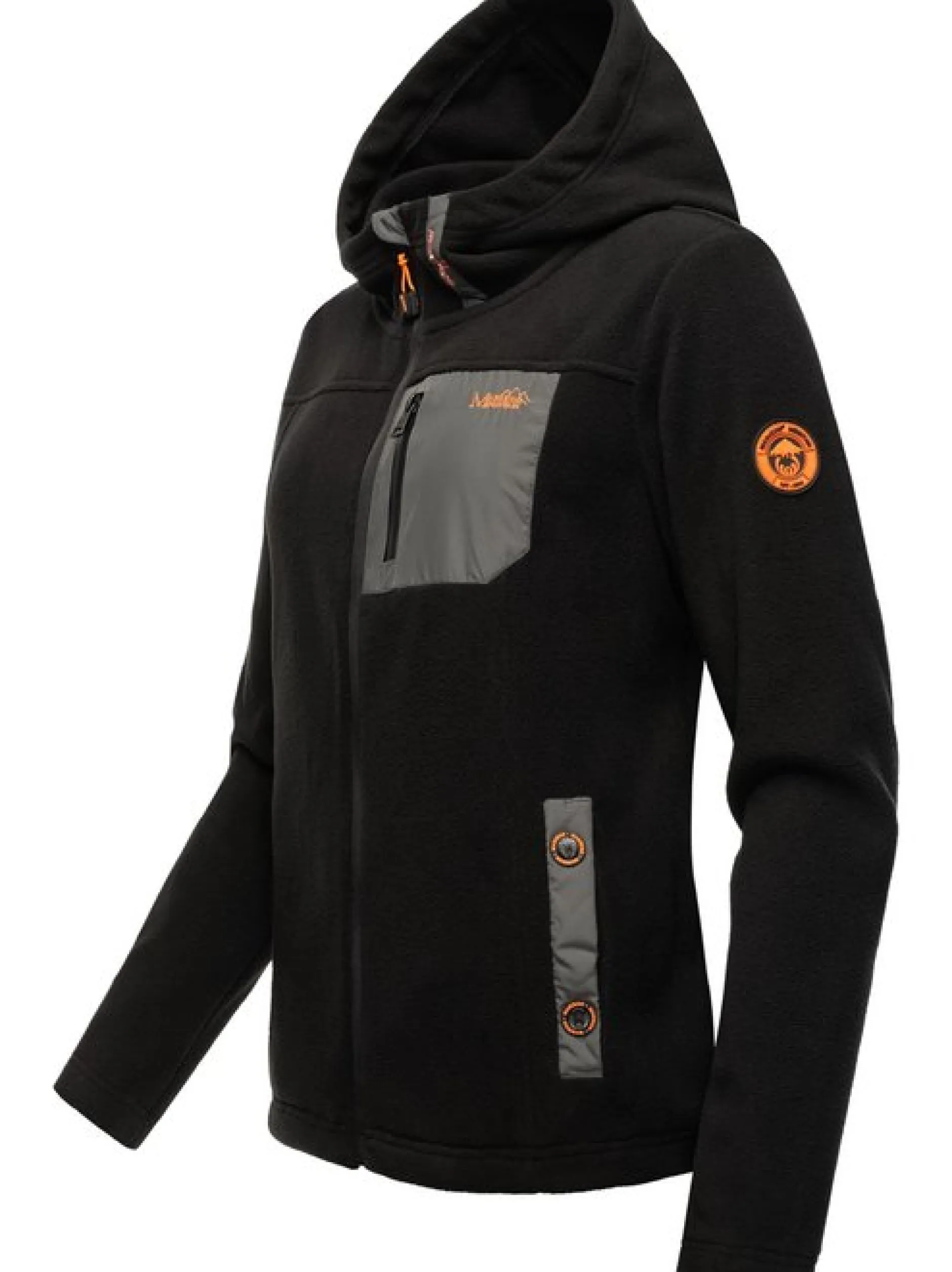 Marikoo Damen Fleecejacke - Mount Iwaki in schwarz