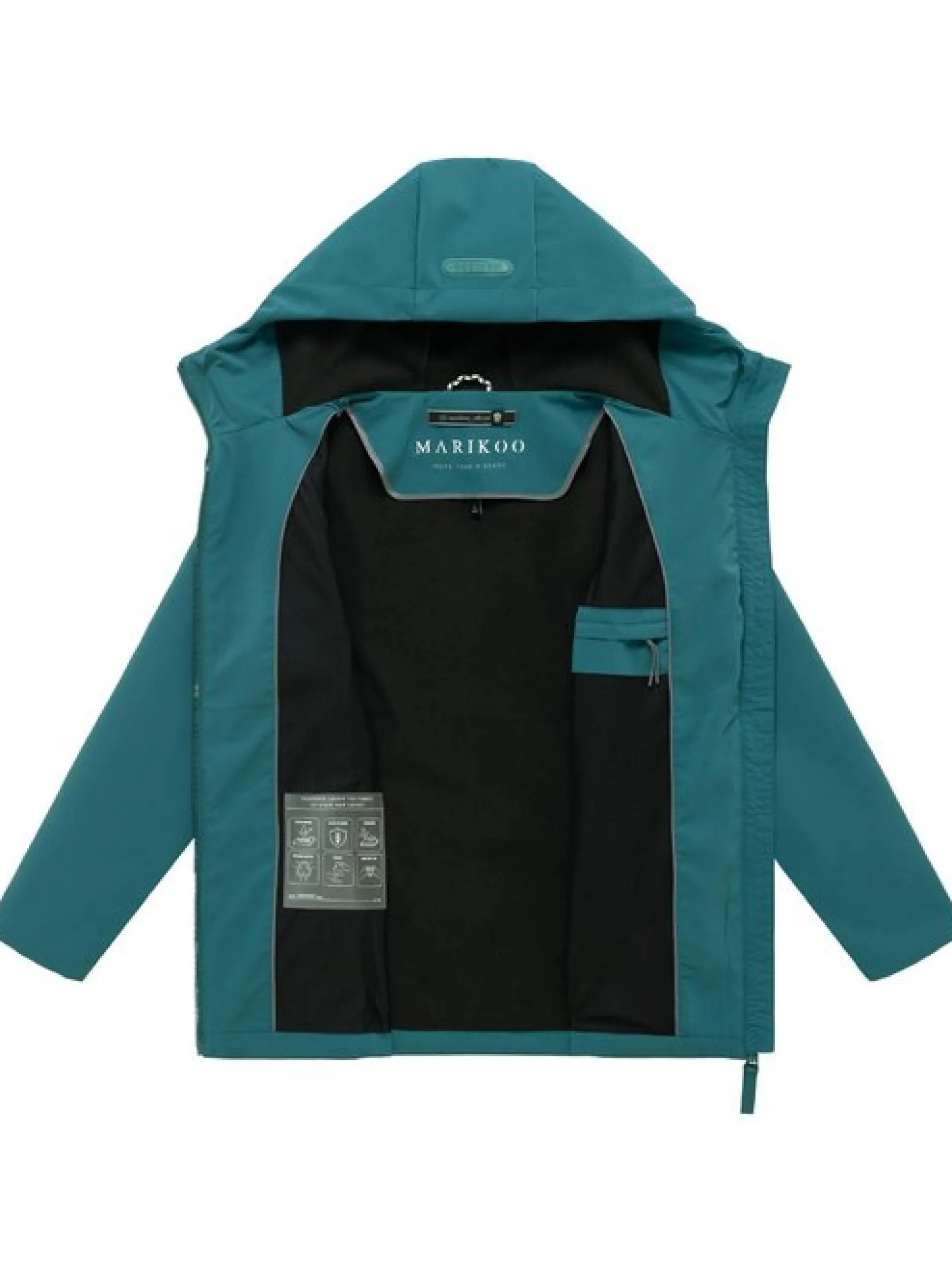 Marikoo Damen Funktionsjacke - Minaa 16 in aqua