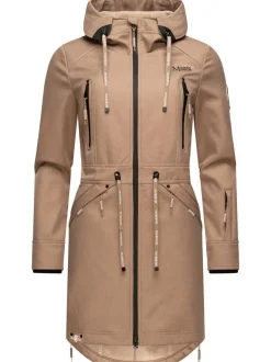 Marikoo Damen Funktionsmantel - Racquellee in taupe