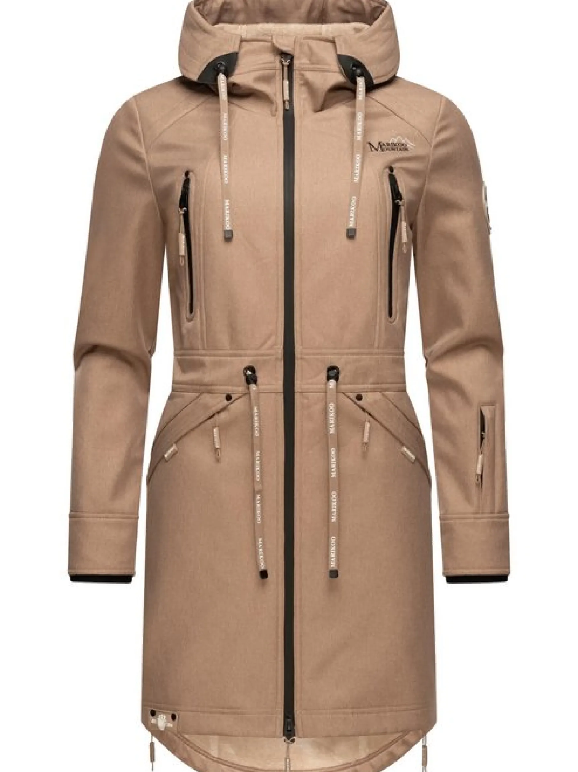 Marikoo Damen Funktionsmantel - Racquellee in taupe
