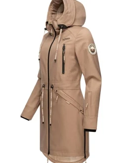 Marikoo Damen Funktionsmantel - Racquellee in taupe