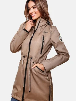 Marikoo Damen Funktionsmantel - Racquellee in taupe