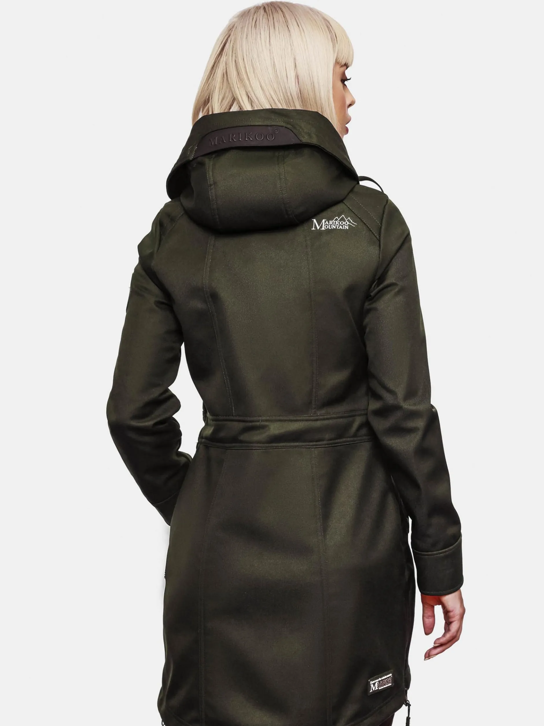Marikoo Damen Funktionsmantel - Racquellee in oliv