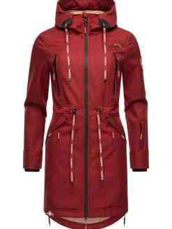 Marikoo Damen Funktionsmantel - Racquellee in rot