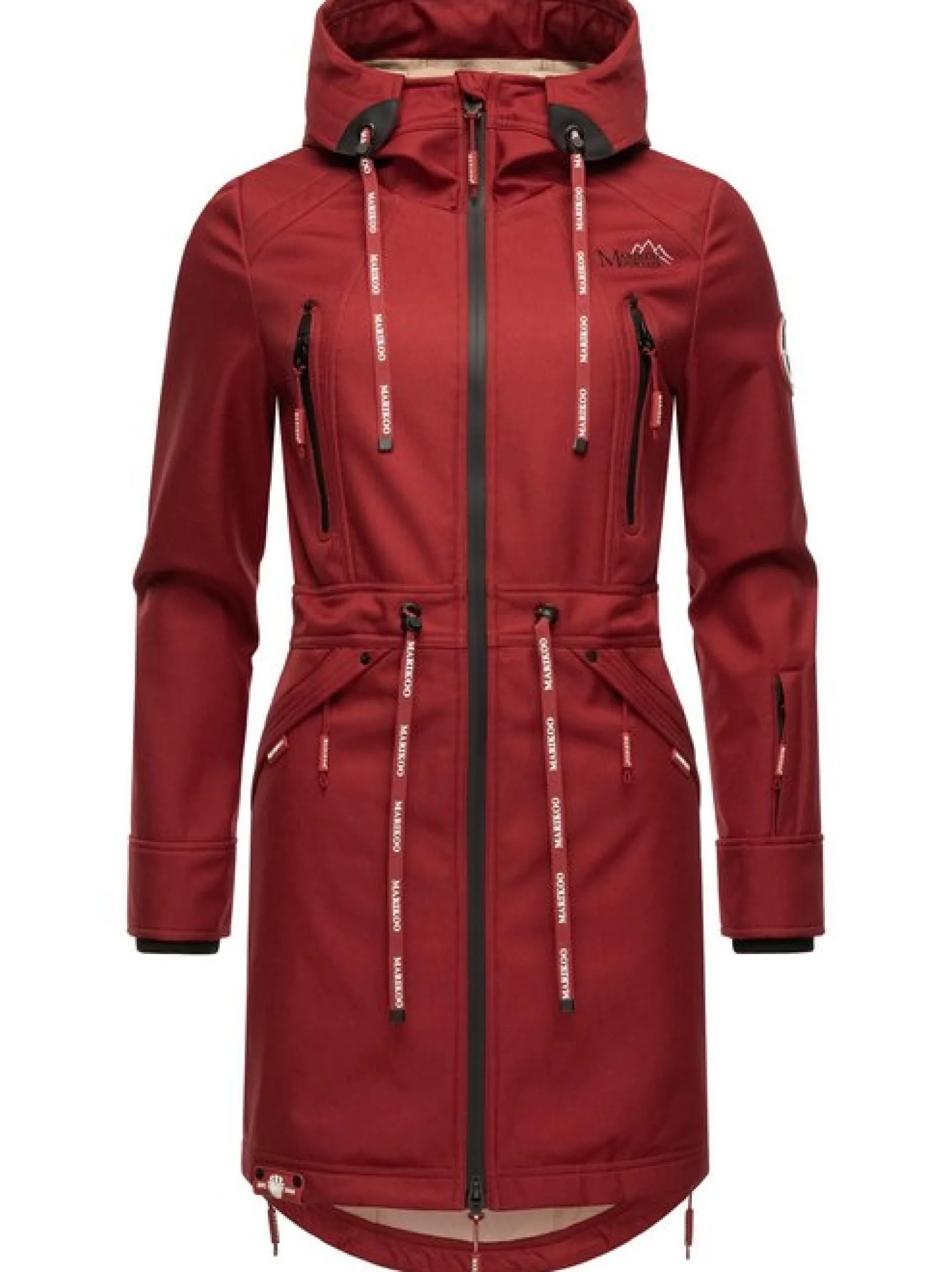 Marikoo Damen Funktionsmantel - Racquellee in rot