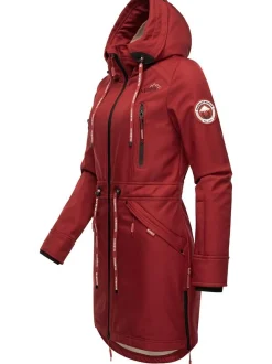 Marikoo Damen Funktionsmantel - Racquellee in rot
