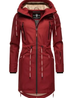 Marikoo Damen Funktionsmantel - Racquellee in rot