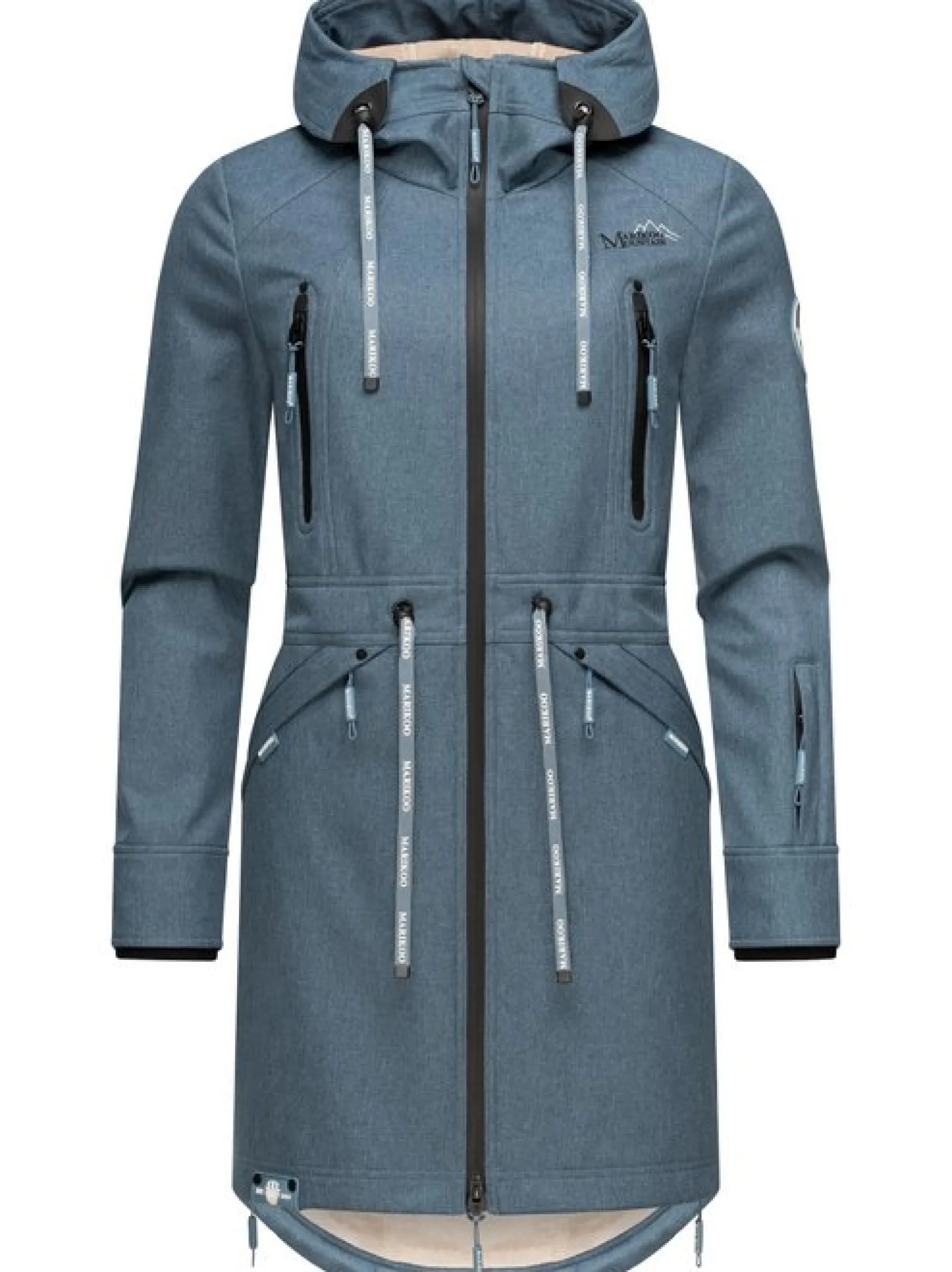 Marikoo Damen Funktionsmantel - Racquellee in blau