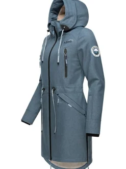 Marikoo Damen Funktionsmantel - Racquellee in blau