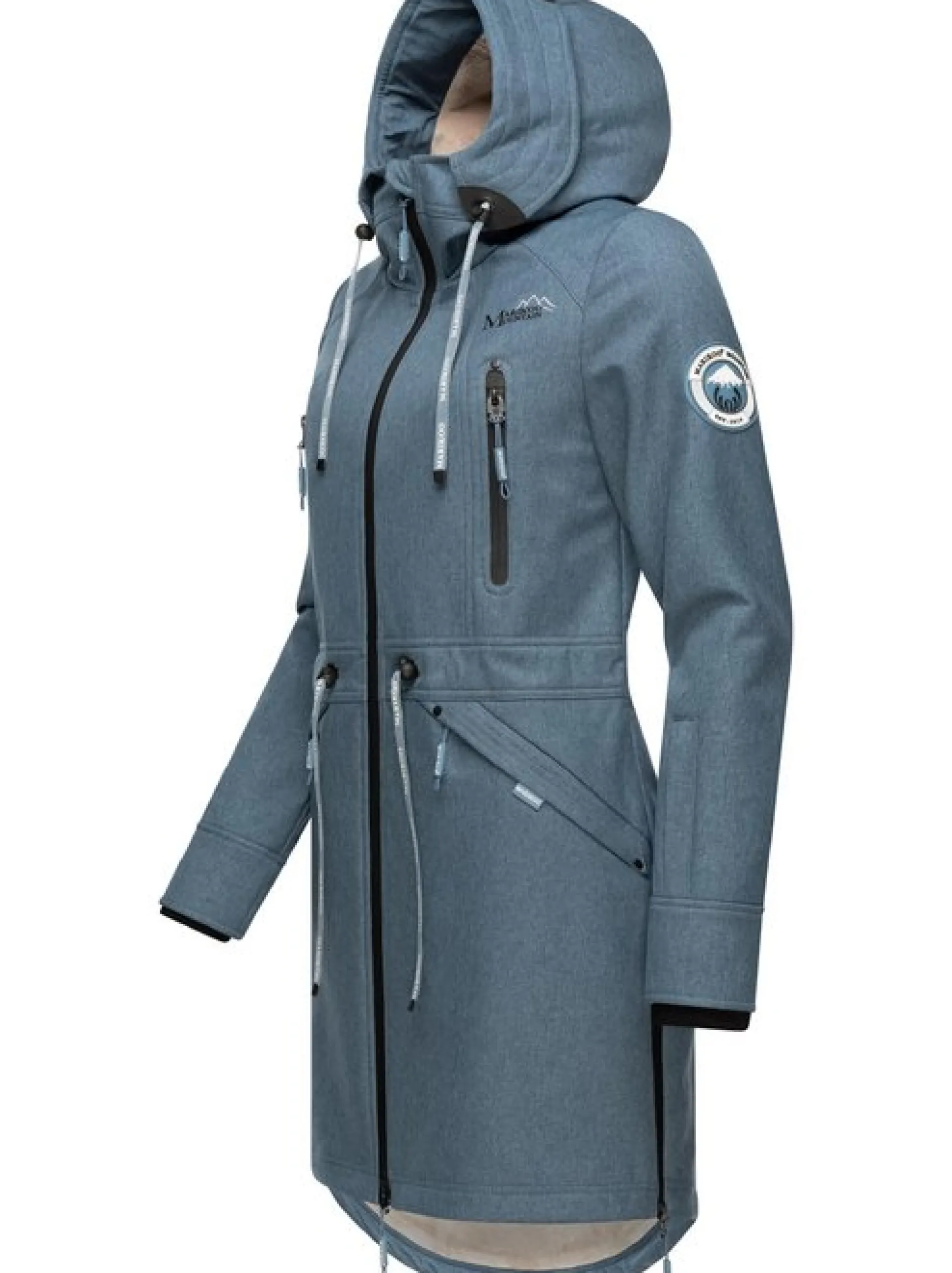 Marikoo Damen Funktionsmantel - Racquellee in blau