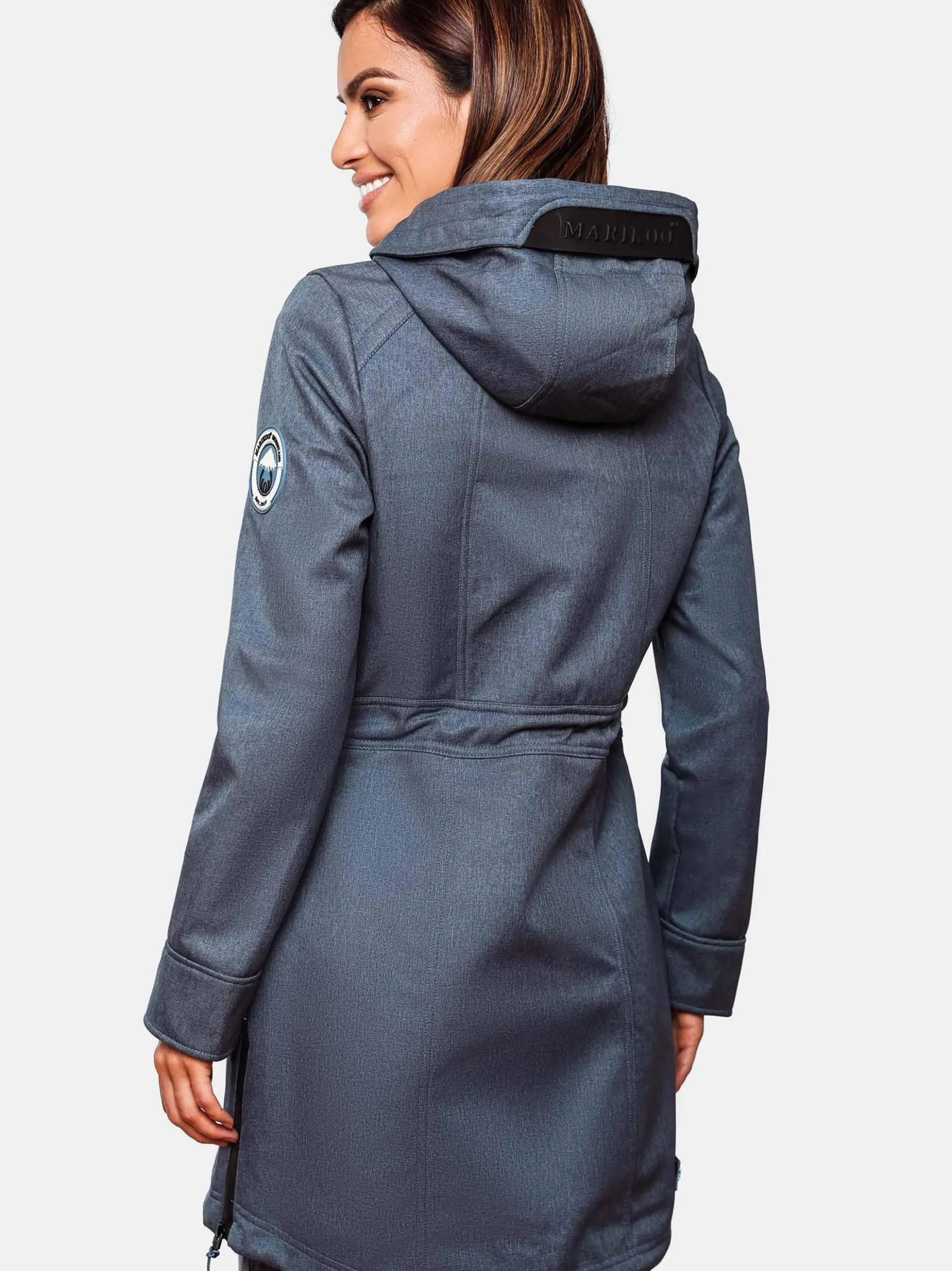 Marikoo Damen Funktionsmantel - Racquellee in blau
