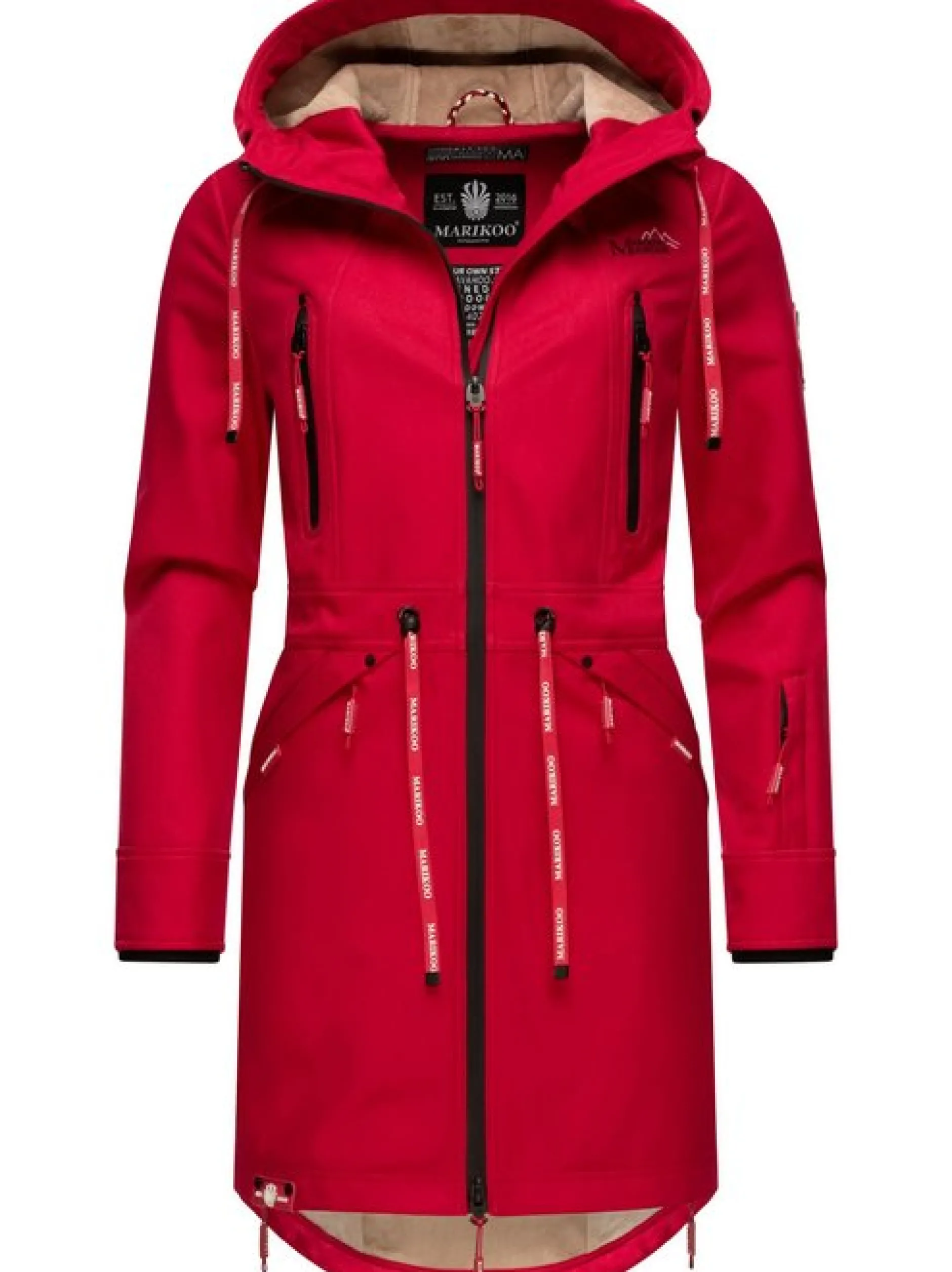Marikoo Damen Funktionsmantel - Racquellee in fuchsia