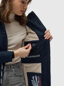 Marikoo Damen Funktionsmantel - Racquellee in marine