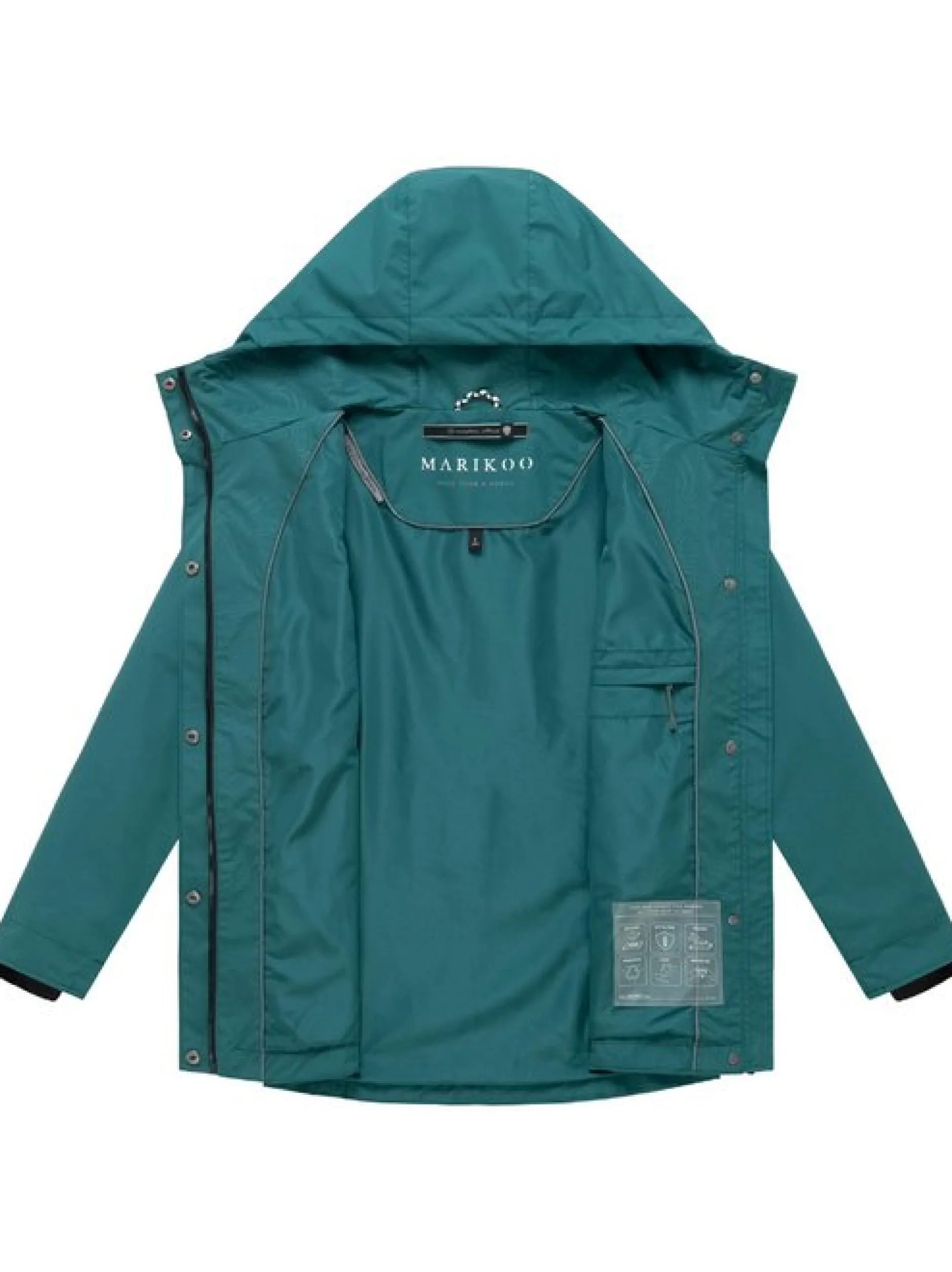 Marikoo Damen Outdoorjacke - Bonbonparty 16 in aqua