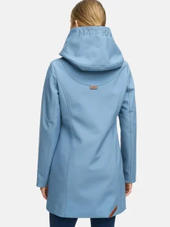 Marikoo Damen Softshellmantel - Mayleen in hellblau